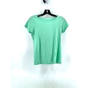 Ann Taylor Loft Small S Women's Top Short Sleeve Soft Comfortable T-Shirt Green